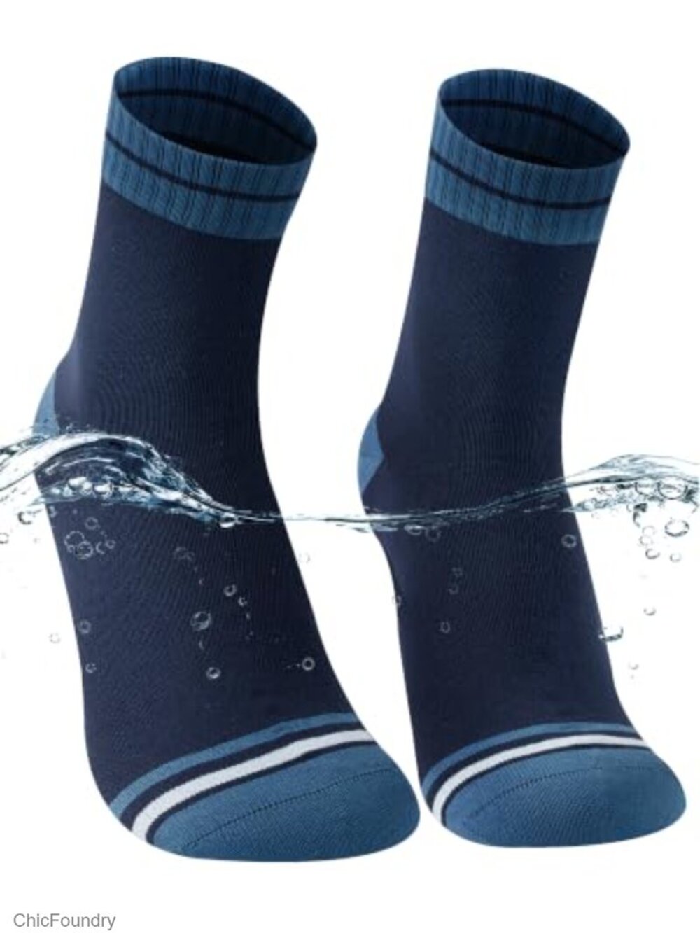 Waterproof Crew Hiking Socks Cotton Nylon Breathable Outdoor
